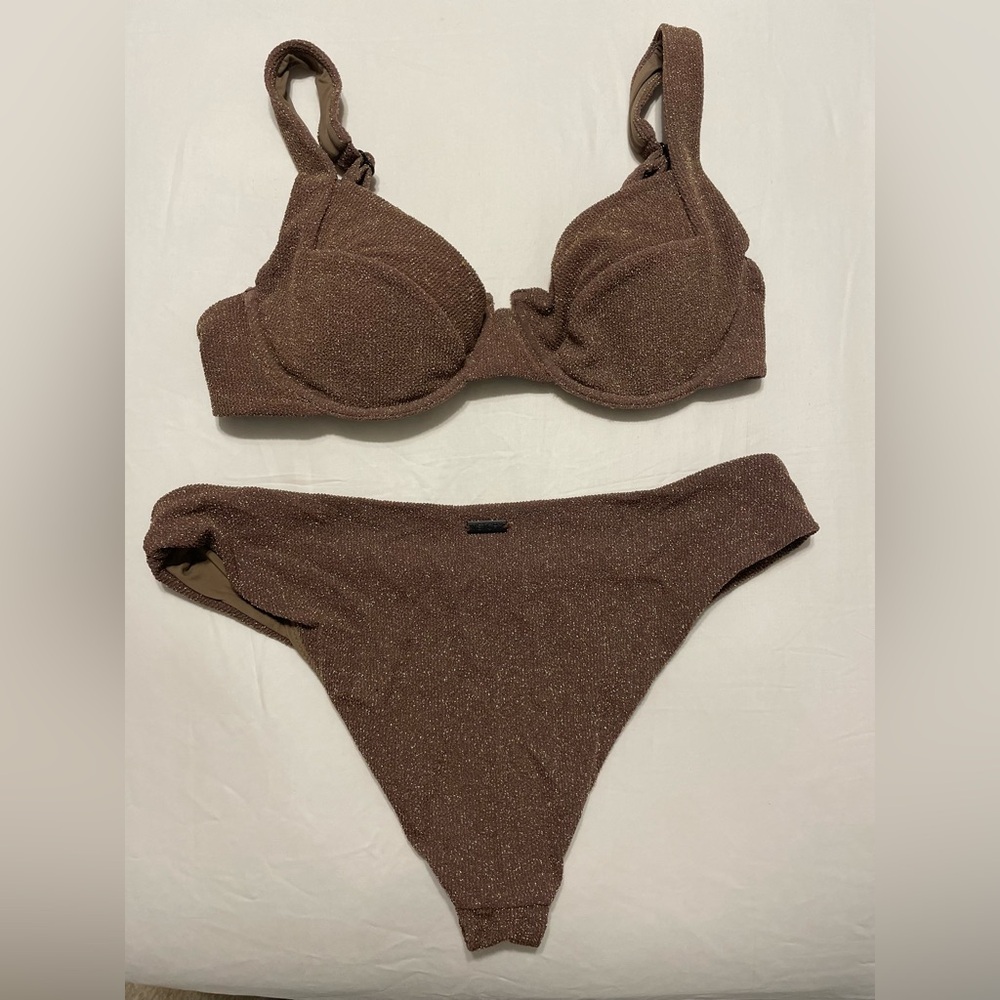 Brown Bikini Set - Picture 3 of 4